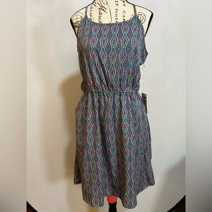 Mountain Khakis Multicolor Sleeveless Patterned Dress